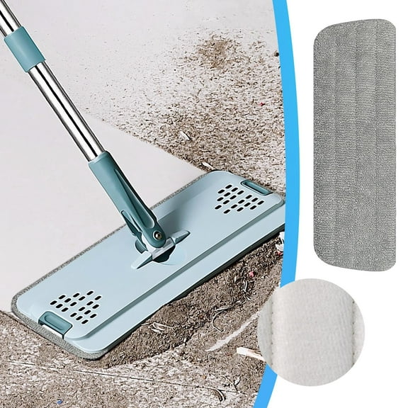 PAVEOS Hard Floor Pad Refills, Reusable Microfiber Power Mop Refills Pads All Purpose Multi-Surface Cleaning Mop Pads