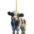 thumbnail image 1 of PAVEOS Inflatable Yard Decorations Clearance Cute Cow Car Pendant Home Tree Decoration, Christmas Tree Ornament, Home Decor 1PC White-c, 1 of 1