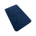 thumbnail image 1 of PAVEOS Large Bathroom Rugs Entrance Mat Bathroom Non-Slip Floor Mat Machine Washable Memory Foam Absorbent Soft Bath Pads Bathmat Dark Blue, 1 of 3