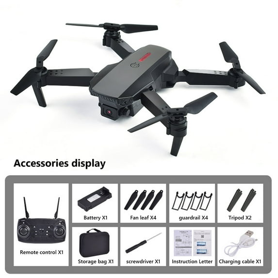 PAVEOS RC Helicopter for Adults Folding Drone with 4K HD FPV Camera, Foldable RC Quadcopter with Altitude Hold, Speed Adjustment, Flipping,Shaking System Helicopter Remote Control Multi-color-f