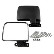 PAVEOS RV Parts and Modifications Golf Cart Mirrors Universal Folding Rearview Mirror for Golf Black