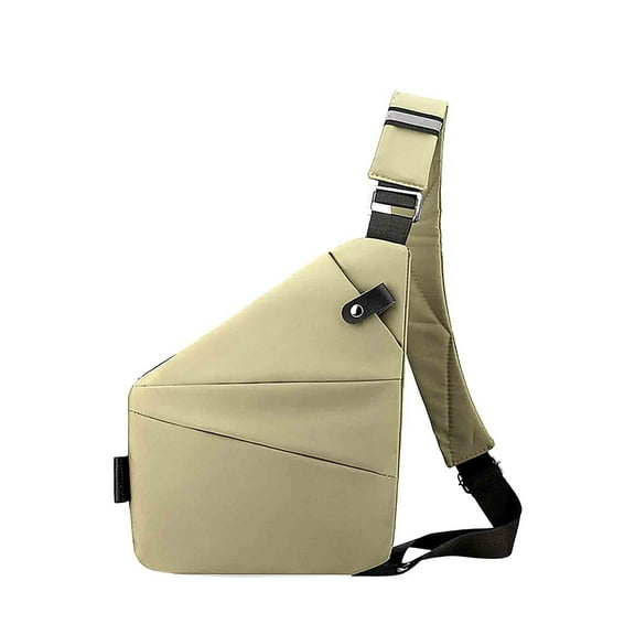 PAVEOS Storage Trunks and Bag Clearance Chest Bag Shoulder Bag Messenger Bag Shoulder Bag Travel Chest Bag Casual Backpack for Traveling Hiking Khaki-k