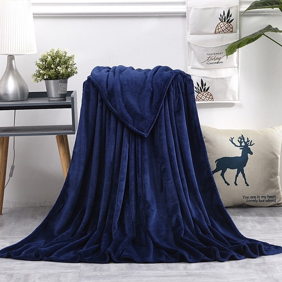 PAVEOS Throw Blanket for Couch, Solid Throw Blanket for Women, Cute Soft Cozy Blanket for Girls, 70.87x78.74 Inches