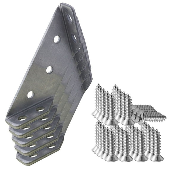 PAVEOS Tools and Home Improvement Stainless Steel Multifunctional Corner Three Sided Fixed Corner Brace Cabinet Trapezoidal Hanging Angle Hanging Layer Board Support Furniture Connecto Multi-color-z