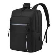 PAVEOS Travel Backpack Business Backpack, Bag for Travel Flight Fits 15.6 Inch Laptop with USB Charging Port Small Backpack Black