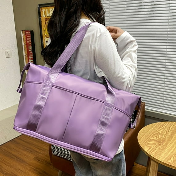 PAVEOS Travel Bag Foldable Travel Duffel Bag, Expandable Gym Bags, Duffle Bags for Sports and Weekend Travel, Large Capacity Lightweight Overnight Bags for Men and Women