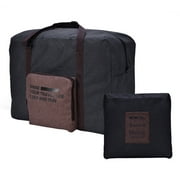 PAVEOS Travel Bag Foldable Travel Duffel Bag Tote Luggage Sport Dufflel Overnight for Women and Girls Duffel Bag Black
