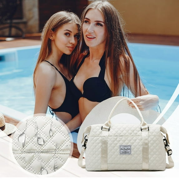 PAVEOS Travel Bags Expandable Gym Bags, Travel Duffle Bag for Women, Sport Gym Tote Bag with Toiletry Bag, Large Capacity Overnight Bag for Women Girls Travel, Gym Bag for Labor and Delivery Bag