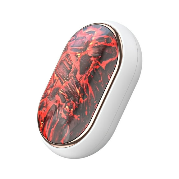 PAVEOS USB Rechargeable Hand Warmer on Clearance Smart Hand Warmer USB Charging Instant Heating Mini Portable Hot Long Life Heater White-p