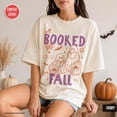 thumbnail image 1 of PAVIG All Booked For Fall Shirt, Bookish Ghost Halloween Garment-Dyed Tee, 1 of 8