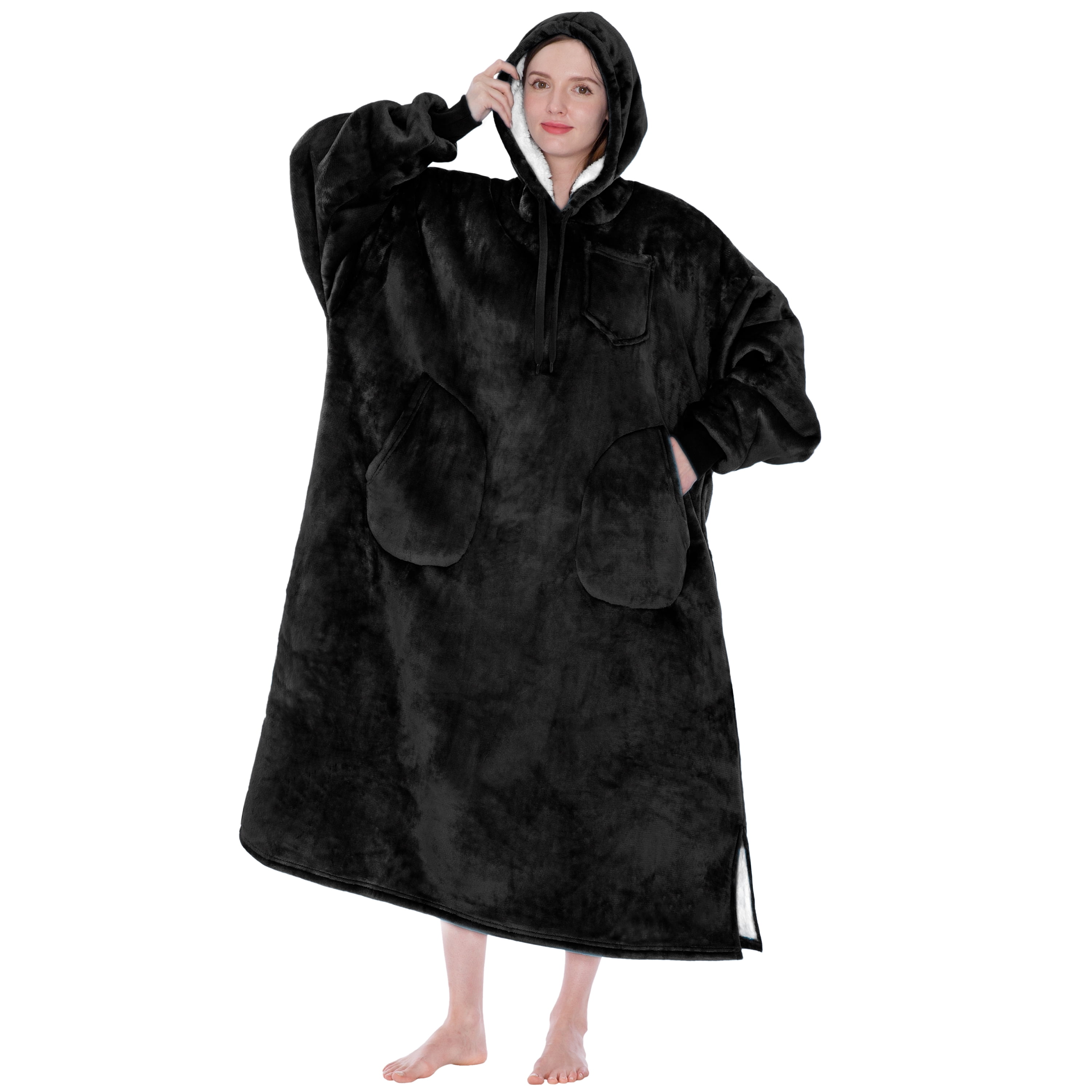 Men's Nightgown 2022 New Long Winter Thick Warm Bathrobe Pajamas Coral  Fleece Plus oversized 6xl Hood House Robe Set for Men