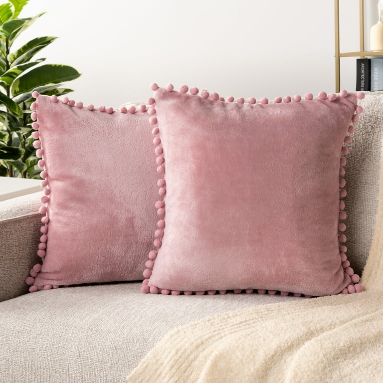 SHOE POM POM BLUSH ROSE SMALL