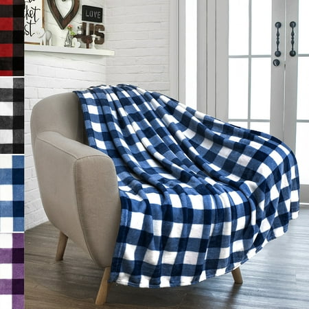 PAVILIA Flannel Fleece Throw Blanket for Couch | Super Soft Cozy Microfiber Couch Blanket | Decorative Accent Throw
