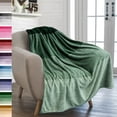 thumbnail image 1 of PAVILIA Flannel Fleece Throw Blanket for Couch | Super Soft Cozy Microfiber Couch Blanket | Decorative Accent Throw, 1 of 6