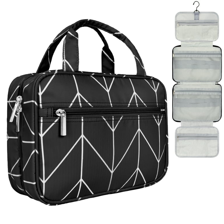 Leather Toiletry Bag for Men Women Travel Dopp Kit Bathroom Shower Hygiene  Bag Makeup Cosmetic Organizer 