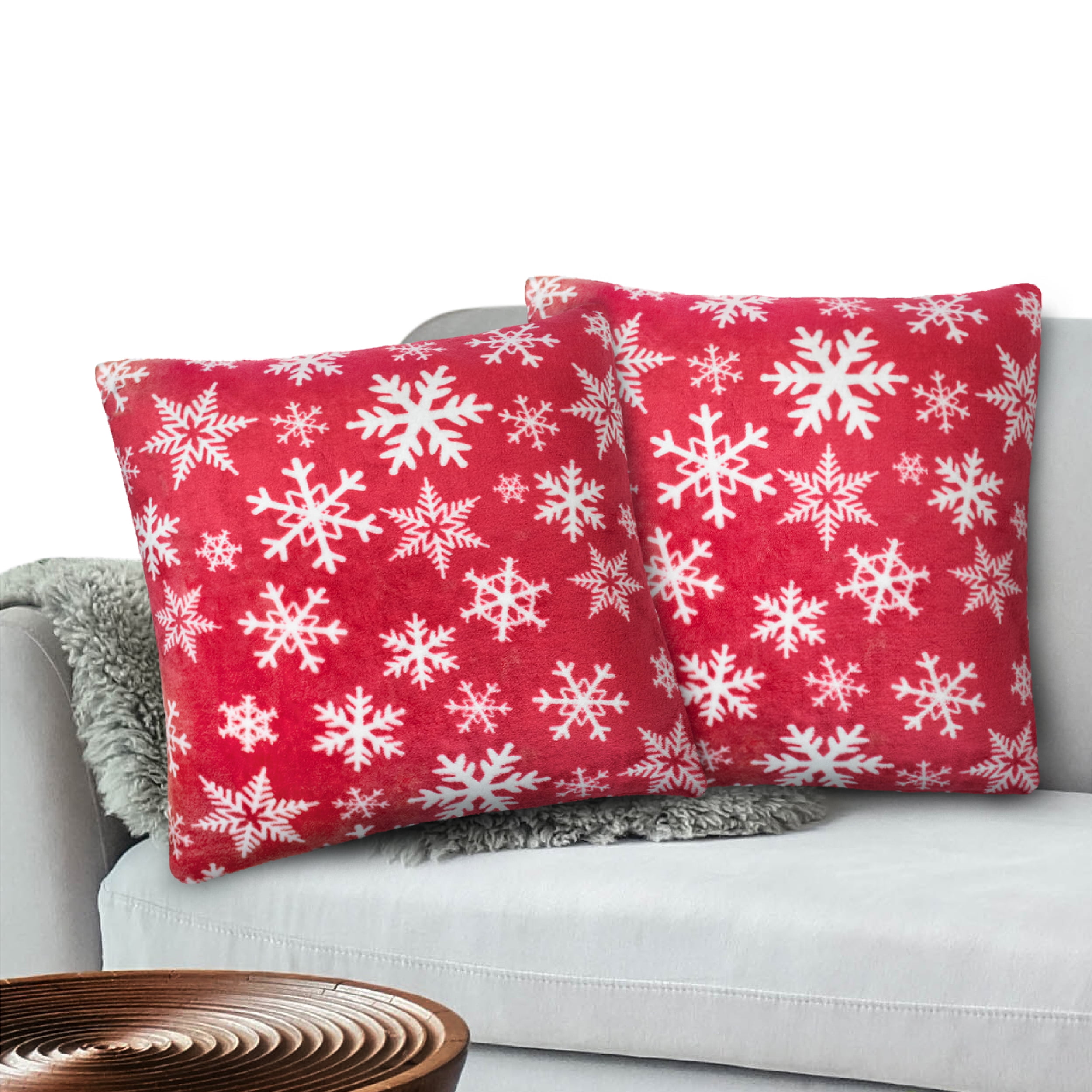 London Christmas' Throw Pillow or Cover Only – Favelli Home