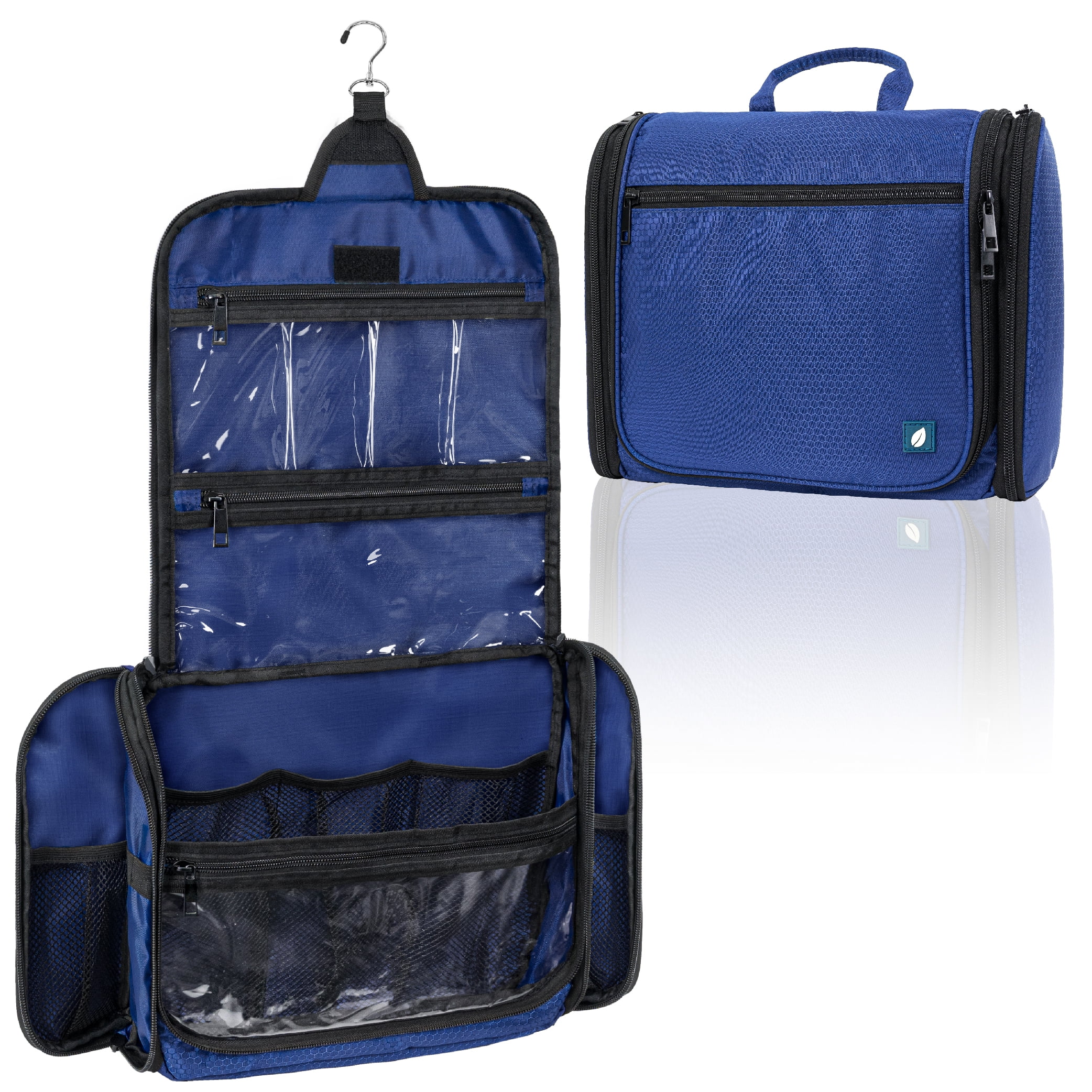 PAVILIA Large Hanging Toiletry Bag Travel Bag Women Men, Cosmetic Organizer, Water Resistant ...