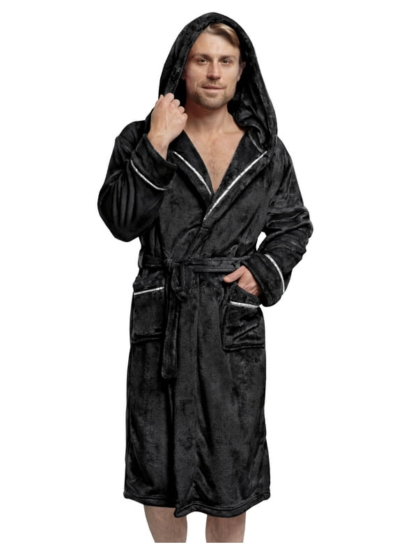 Men's Hooded Bathrobes
