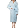 PAVILIA Women's Plush Robe, Soft Lightweight Fleece, Warm Spa Robe