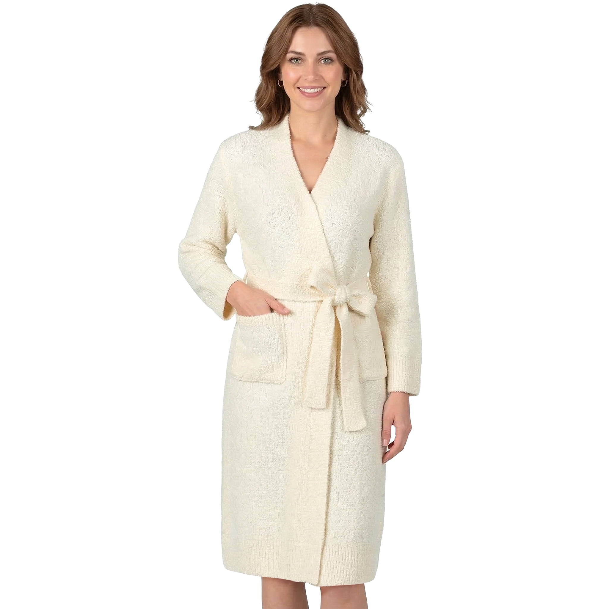 PAVILIA Premium Womens Plush Robe, Super Soft Fuzzy Bathrobe, Cozy Spa ...