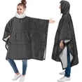 thumbnail image 1 of PAVILIA Sherpa Wearable Blanket Poncho Women Men, Oversized Hoodie Sweatshirt Poncho Blanket, Hooded Sweater Wrap Cape Neck Warmer, Fleece Soft Hug Sleep Pod Adult, Cozy Warm Gift Ideas Sister, Gray, 1 of 7