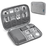 PAVILIA Travel Cord Organizer, Electronic Organizer Travel Case, Tech Organizer Travel Case, Cable Organizer Travel Storage, Small Charger Cord Bag Pouch, Trave