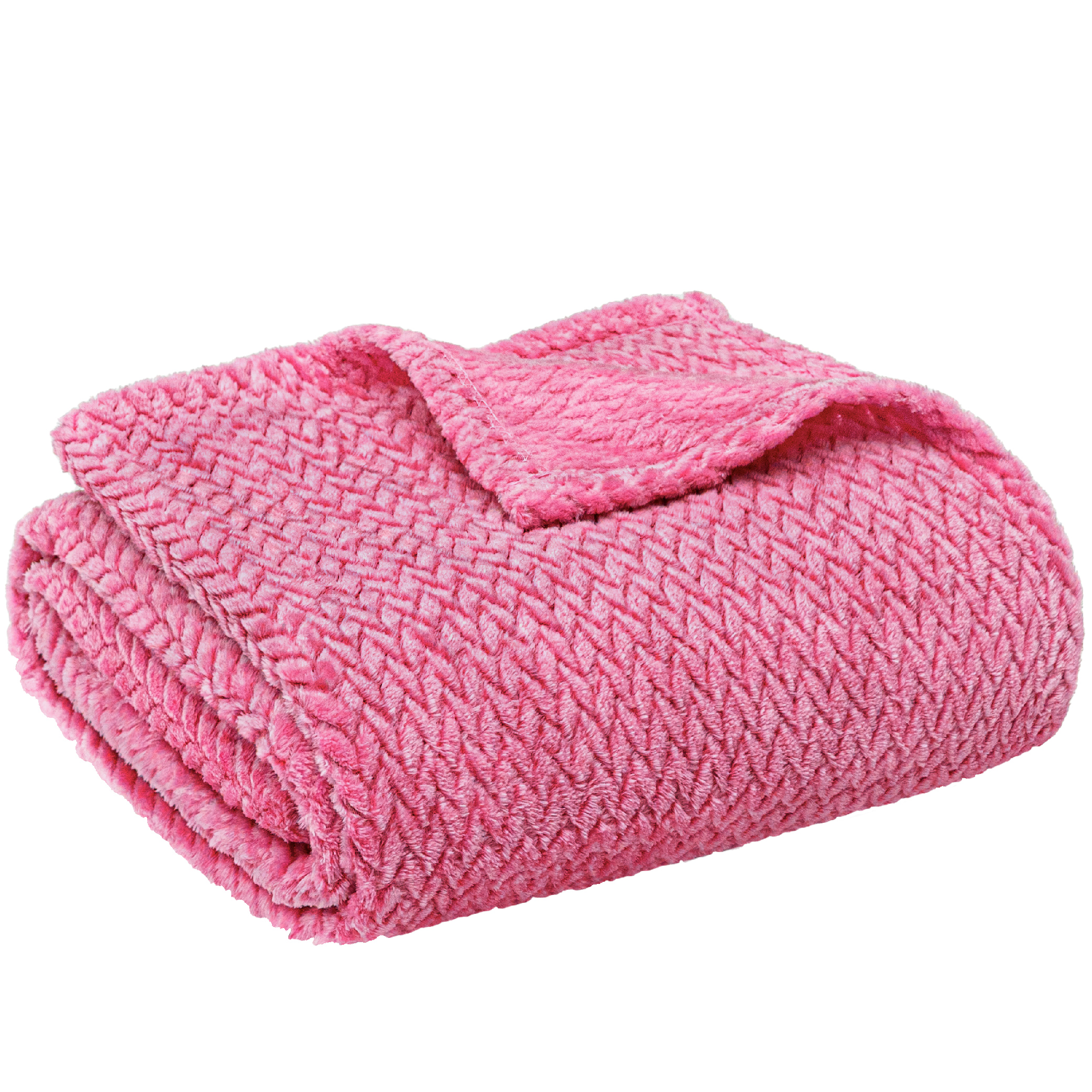 PAVILIA Soft Fleece Hot Pink Throw Blanket for Couch, Lightweight Plush  Warm Blankets for Bed, Fuzzy Cozy Flannel Blanket Throw for Sofa, Travel,  Jacquard Pattern, Hot Pink, Twin, 60x80 inch - Walmart.com