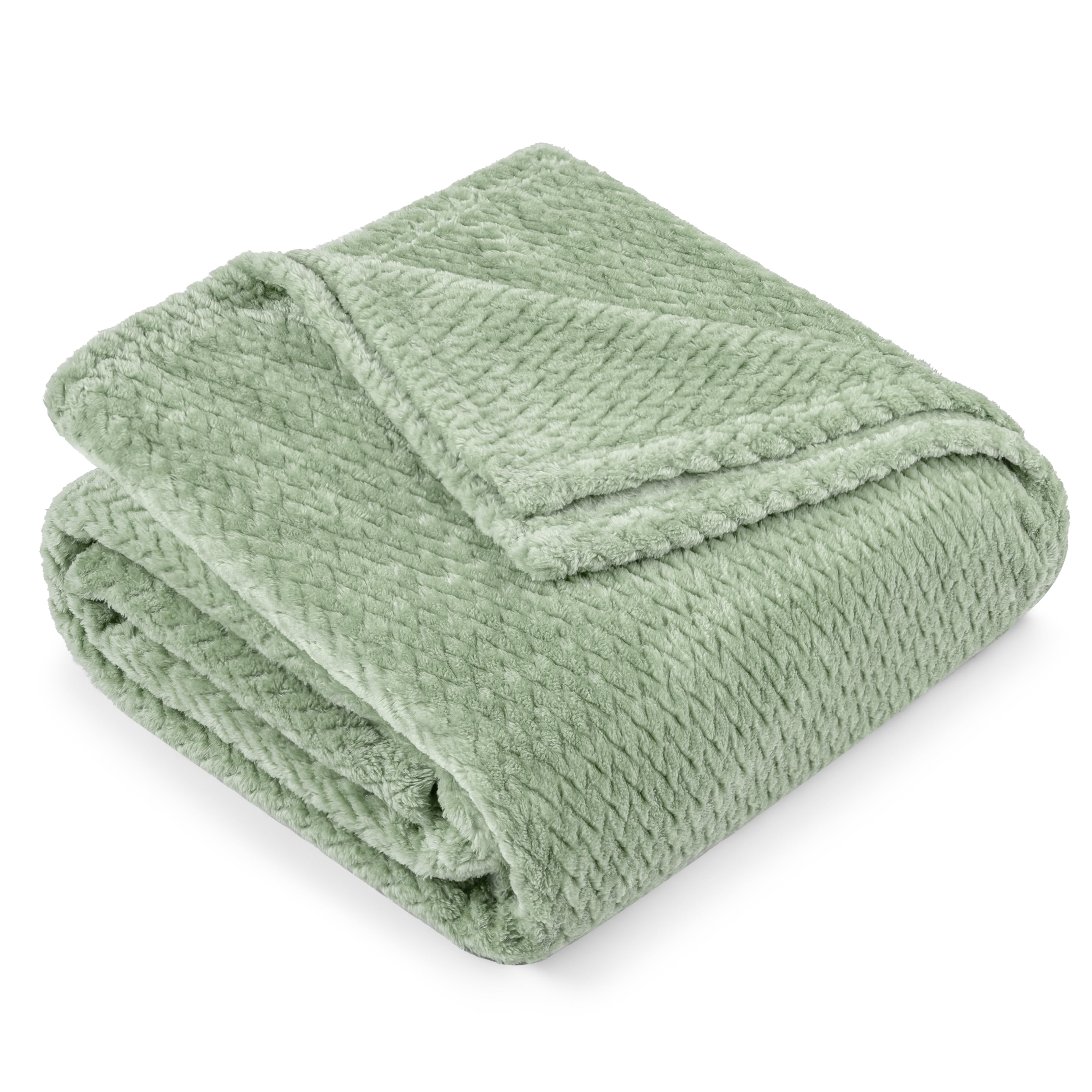 PAVILIA Soft Fleece Throw Blanket, Lightweight, Warm, Jacquard