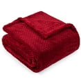 thumbnail image 1 of PAVILIA Soft Plush Fleece Throw Blanket for Couch Sofa Bed, Wine Red, 50x60, 1 of 8