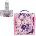 thumbnail image 1 of PAVILIA Toiletry Bag Travel Bag for Women Men, Hanging Cosmetic Organizer, Water Resistant Makeup Bag for Accessories Toiletries, Large Travel Essentials Kit (Floral Pink), 1 of 8