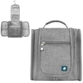thumbnail image 1 of PAVILIA Toiletry Bag Travel Bag for Women Men, Hanging Cosmetic Organizer, Water Resistant Makeup Bag for Accessories Toiletries, Large Travel Essentials Kit (Grey), 1 of 8