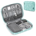 thumbnail image 1 of PAVILIA Travel Cord Organizer Case, Electronics Organizer Bag, Teal Blue, 1 of 7