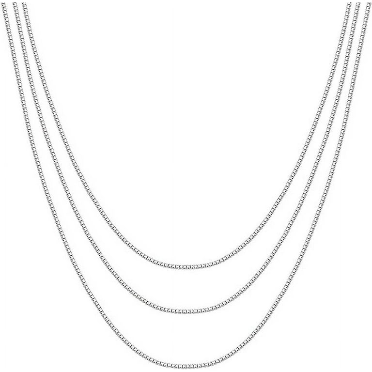 PAVOI 14K Gold Plated 925 Sterling Silver Necklace for Women Box