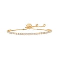 thumbnail image 1 of PAVOI 14K Gold Plated Cubic Zirconia Classic Tennis Bracelet for Women in Yellow Gold, 1 of 5