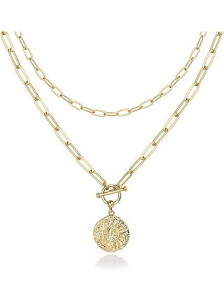 Crystal Vintage Lock Key Pendant Necklace Women Light Luxury woman  rhinestone necklaces Dress Jewelry