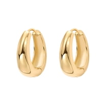 PAVOI Orecchini A Cerchio In Argento 925 Placcato Oro 14K, Con Cubic Zirconia, Diametri 15/30 Mm, Ipoallergenici, Per Donna