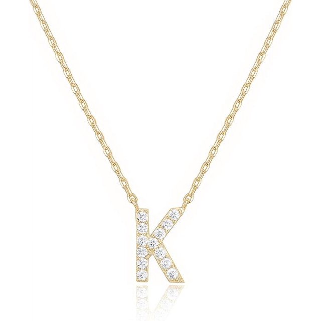 Pavoi initial necklace Clearance
