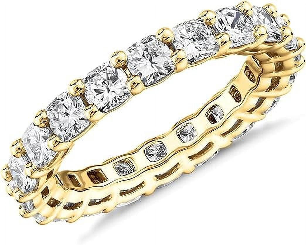 Pavoi 14K Yellow Gold Plated Love Ring, Cubic Zirconia, Stackable ...