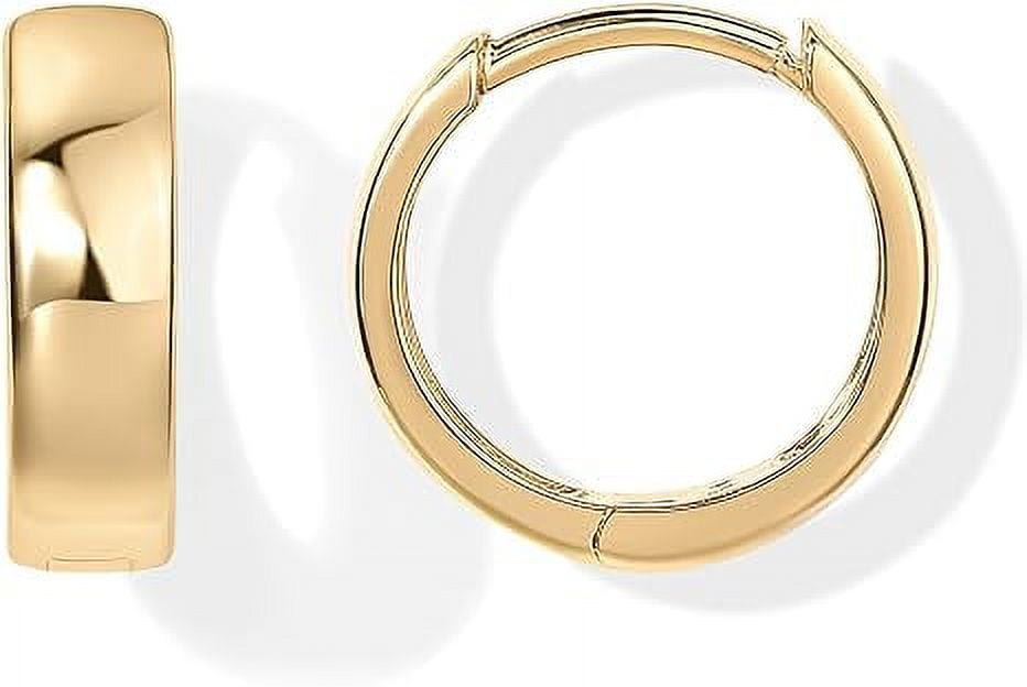  PAVOI 14K Rose Gold Hoop Earrings For Women