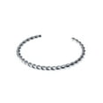 thumbnail image 1 of PAVOI Twisted Chunky Bangle Bracelet, White Gold, 7 Inches, Rhodium-Plated, 1 of 5