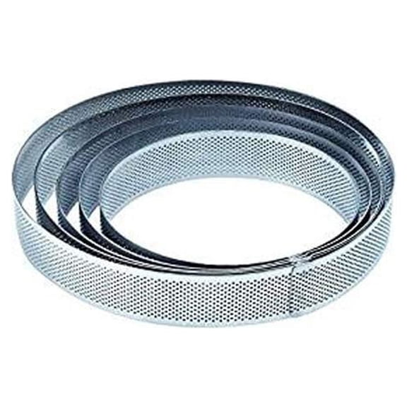 PAVONI Italia Microporous Stainless Steel Round 3.5 Centimeters High 1 Each 23cm Diameter