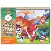 PAW Patrol: The Dino Movie 6-Pack Wood Puzzles Collection, 18-24 Pieces, Ages 4 and up