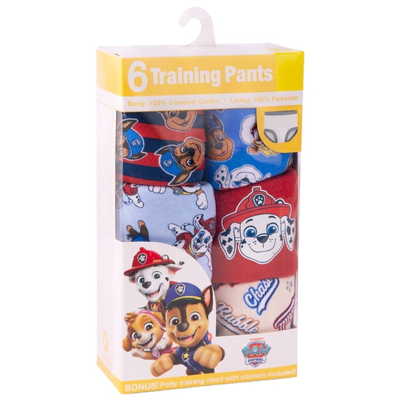 Character Toddler Boy Training Pants, 6 - Pack, Sizes 2T-3T