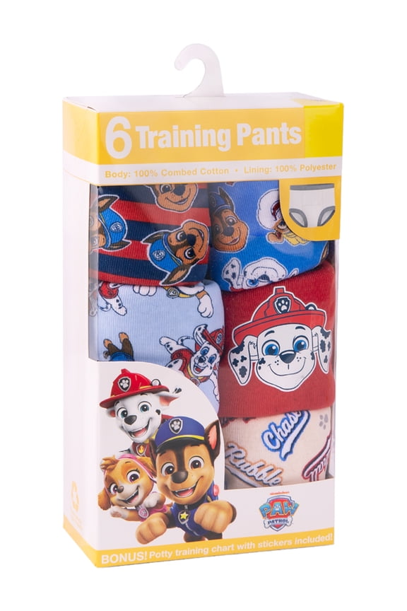 Character Toddler Boy Training Pants, 6 - Pack, Sizes 2T-3T