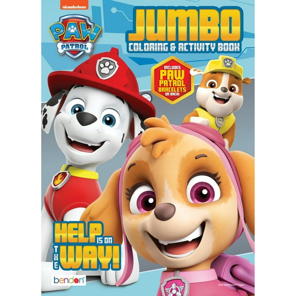 PAW Patrol 64 Page Coloring Book, Paperback