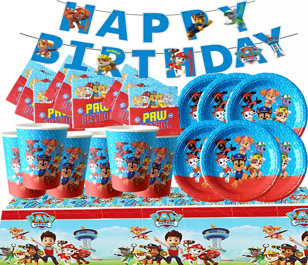PAW PATROL SKYE birthday party supplies favor centerpiece decoration — free download