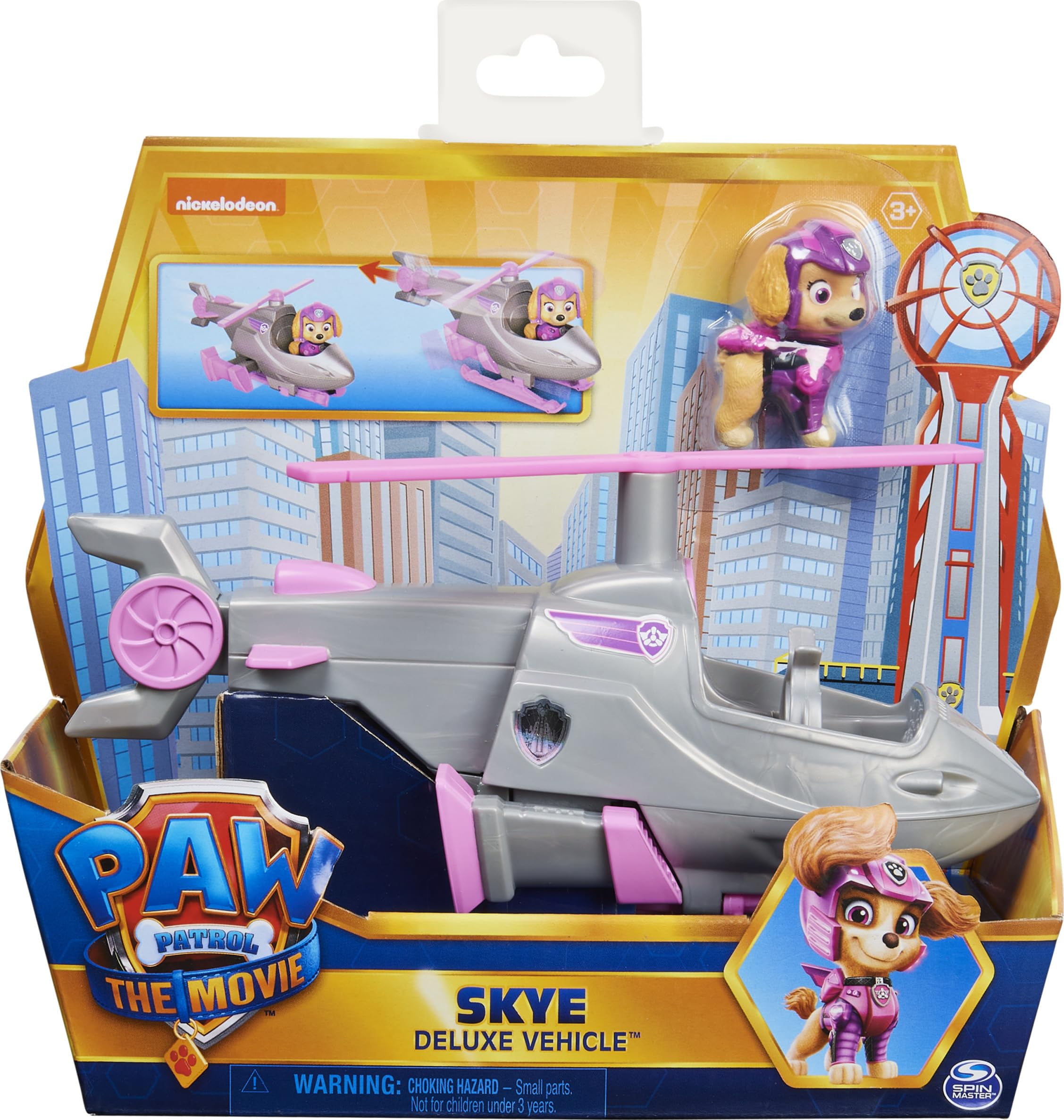 PAW PATROL THE MOVIE SKYE DELUXE VEHICLE