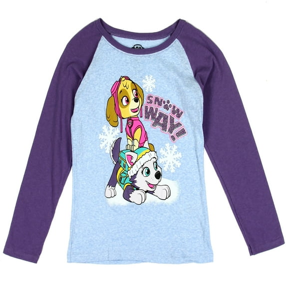 PAW PATROL Toddler Girls Tee Long Sleeve sizes 2T-5T.
