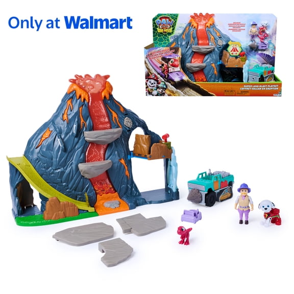 PAW Patrol: The Dino Movie Super Lava Blast Volcano Playset Ages 3+ (Walmart Exclusive)
