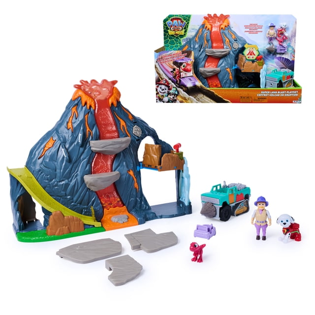 PAW Patrol: The Dino Movie Super Lava Blast Volcano Playset Ages 3+ (Walmart Exclusive)